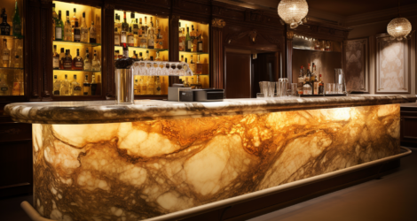 Marmo Retroilluminato e Onice per rivestimenti e arredamento