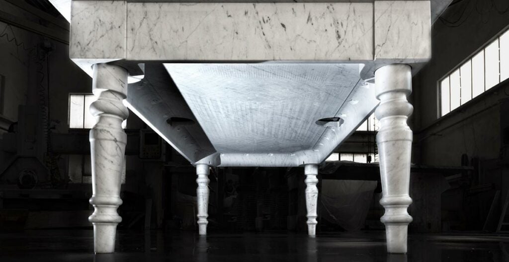 dedalo stone billiard in carrara marble fiorentino 009