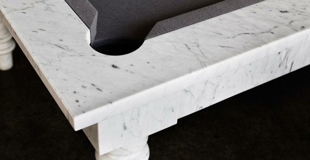 dedalo stone billiard in lightened marble fiorentino 002