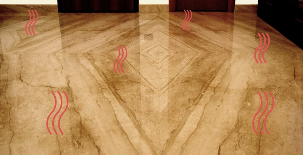 heated marble floor
