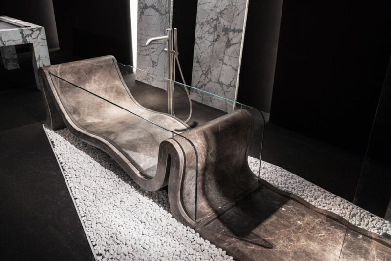 marble bathtub