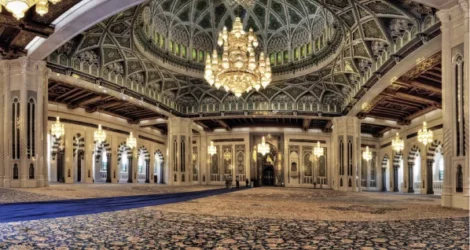 Marble Design, Production and Wall Cladding for Sultan Qaboos Grand Mosque – Muscat, Oman