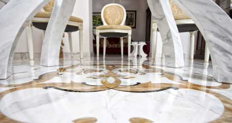 pavimento marmo bianco