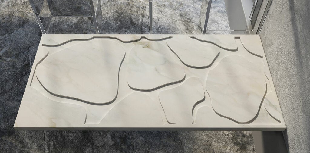 Shower Bases and Pans in Marble and Natural Stone Dedalo Stone