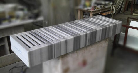 Custom Water Collect in Marble