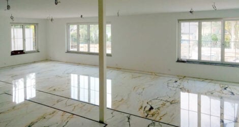 Private Residence, Marble flooring and bathroom – Bern, Switzerland