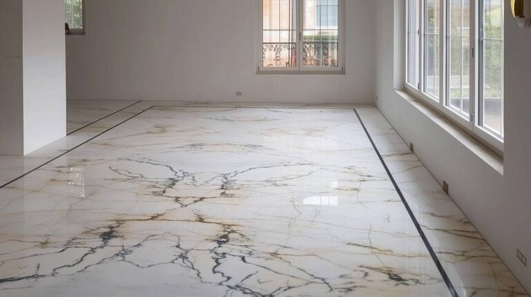 polished marble floor