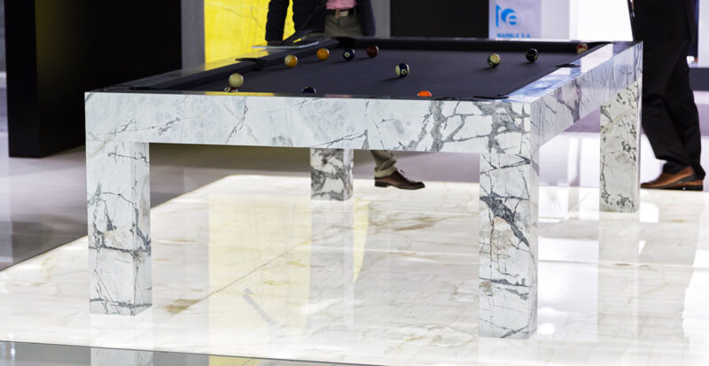 Luxury Pool Table In Marble And Stone, Marble Pool Table Weight