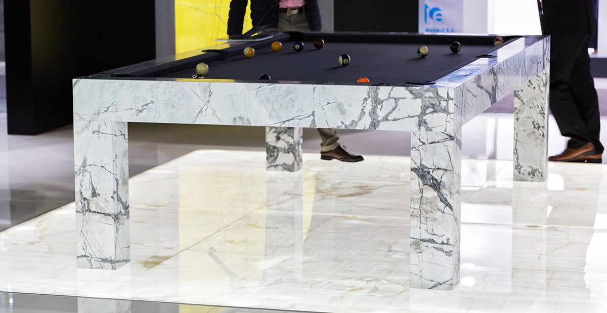 MARBLE BILLIARD TABLE QUADRA Dedalo Stone