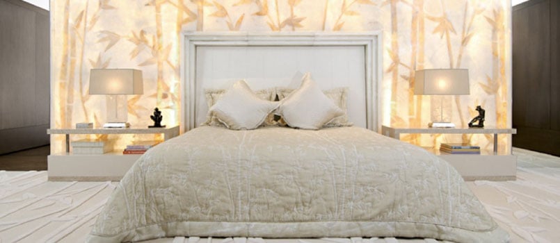 Pareti e pavimenti in marmo retroilluminatio