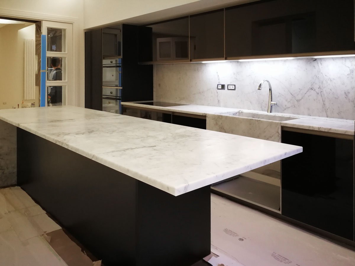 lavello in marmo integrato nel top cucina lavello in marmo integrato nel top cucina