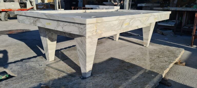 calacatta oro borghini tavolo biliardo