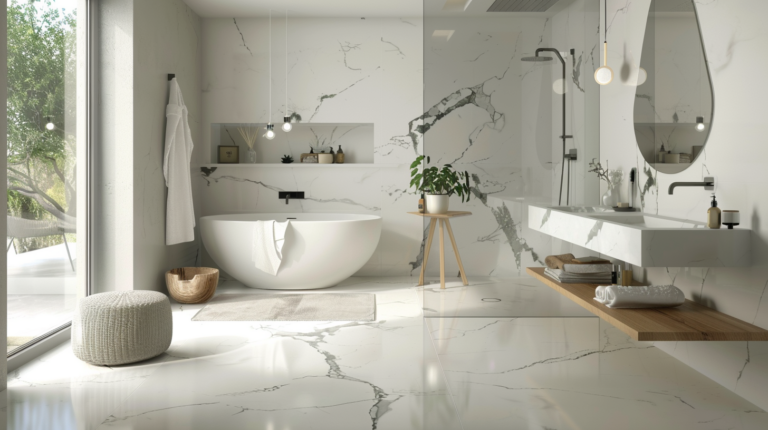 calacatta vagli modern restroom