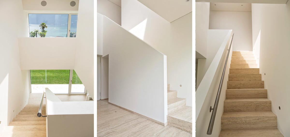 travertin treppe fuer elegante haeuser