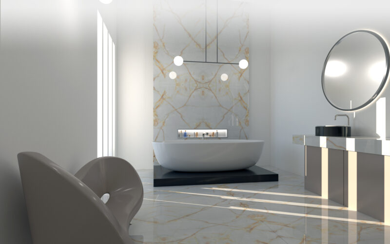 white marble coverings
