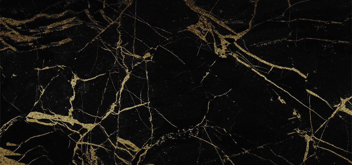 black veined marble.