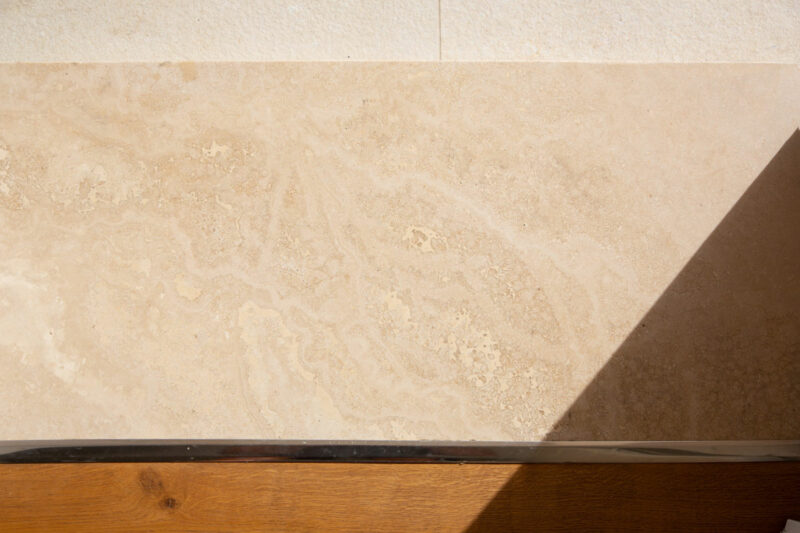 travertine threshold marble