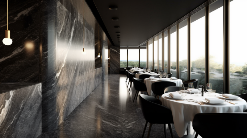 black marble coverings