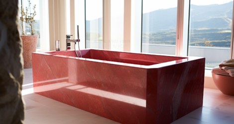 red marble
