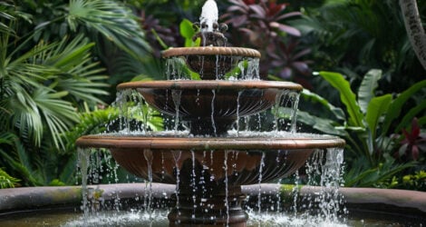 garden fountains