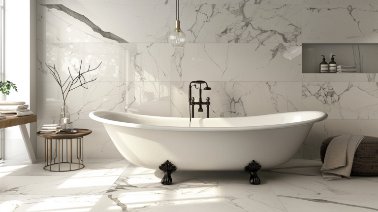 calacatta borghini bathroom