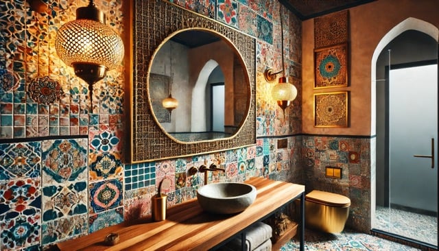 bagno moderno patchwork