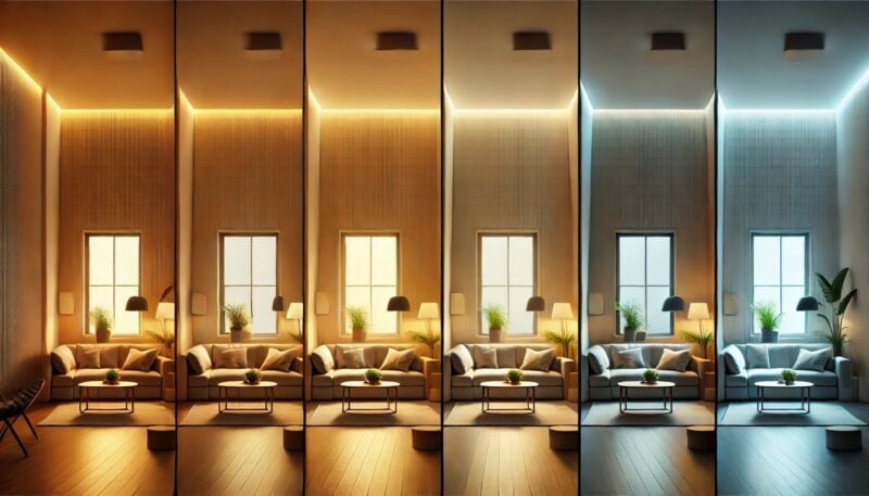 differenze luce calda e fredda