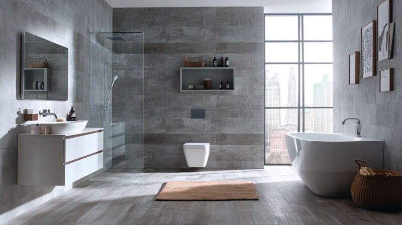 colore pareti bagno scuro