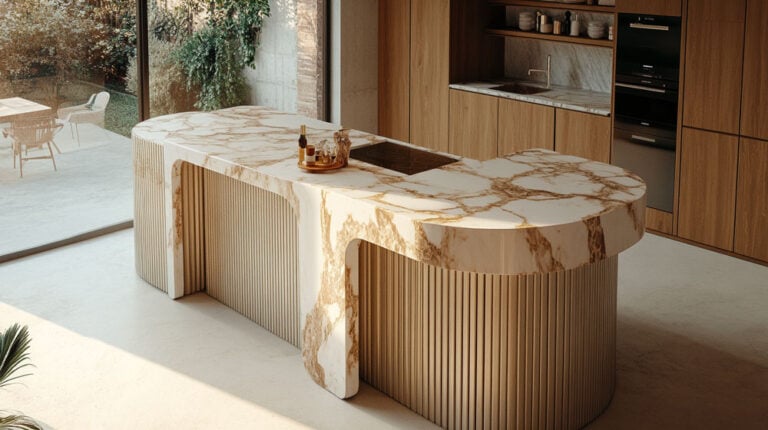 marble kitchen countertop
