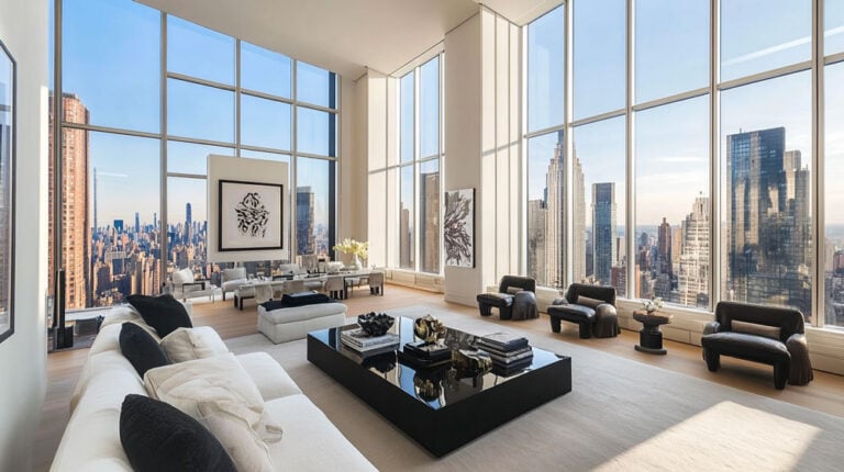 modern apartment interiors