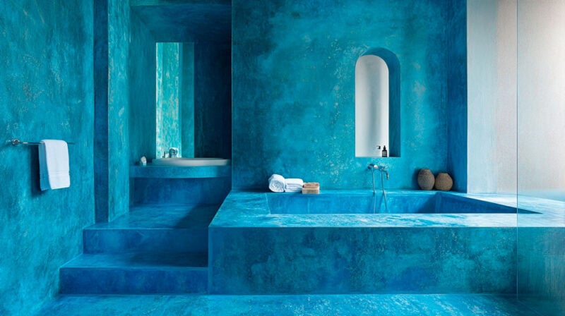 pareti colori vivaci azzurro