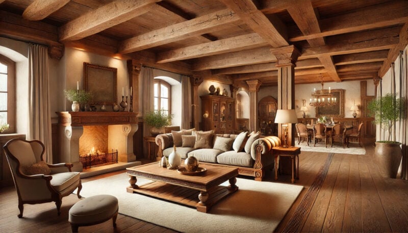 design of interior rustico