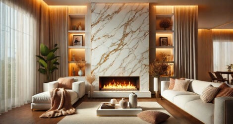 fireplace surround
