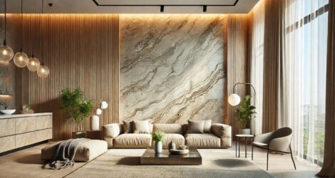 stone accent wall