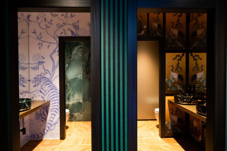 oriental marble bathroom