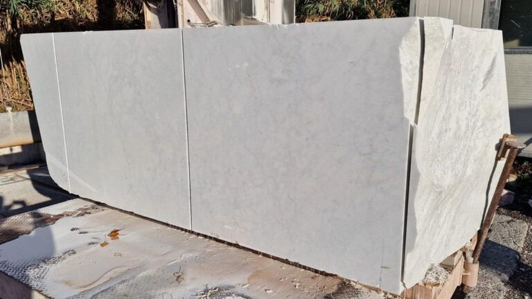 blocco bianco marmo