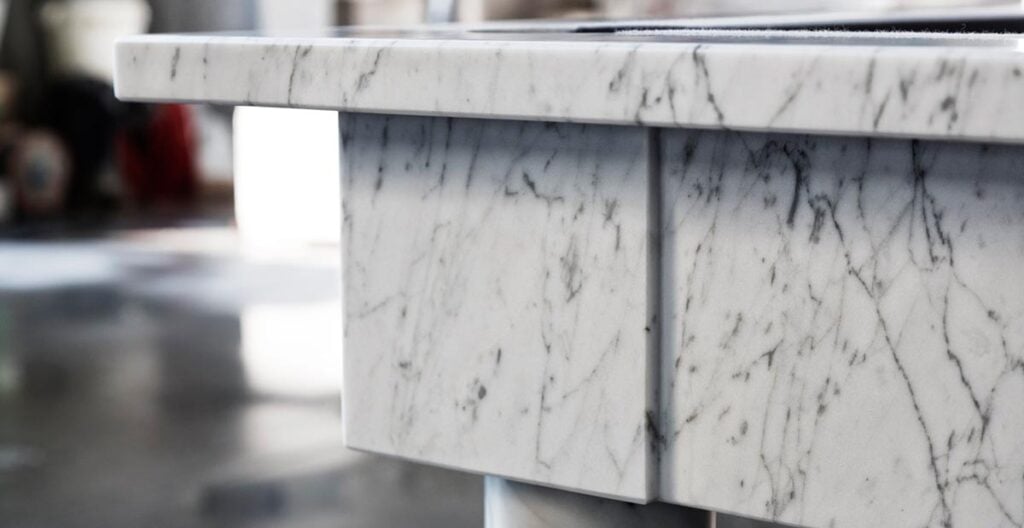 carrara marble billiard table
