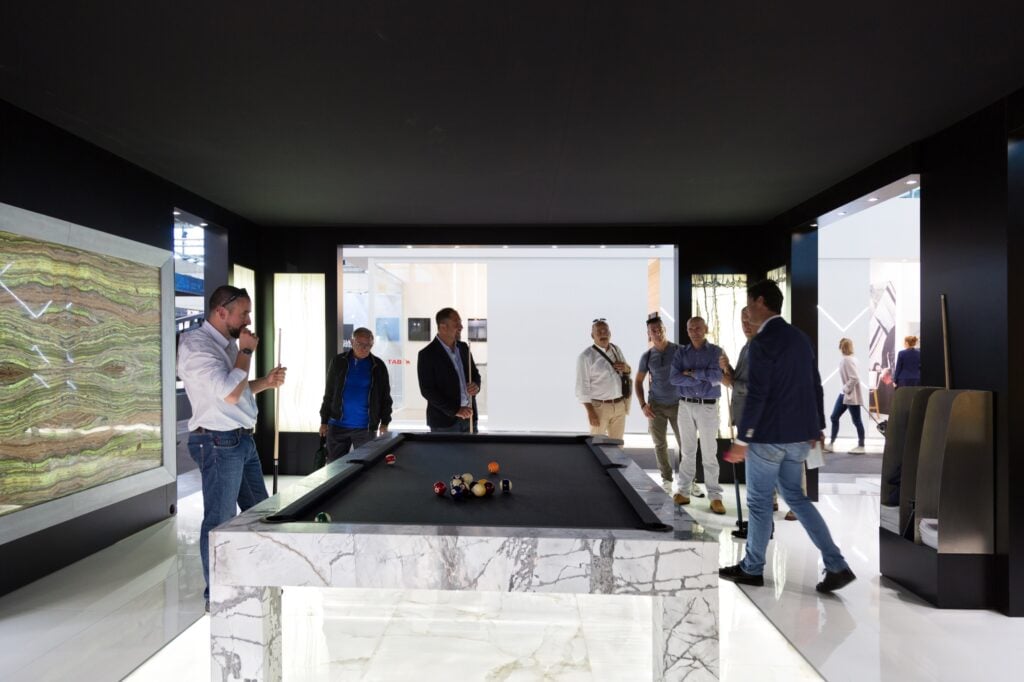 marble billiard table