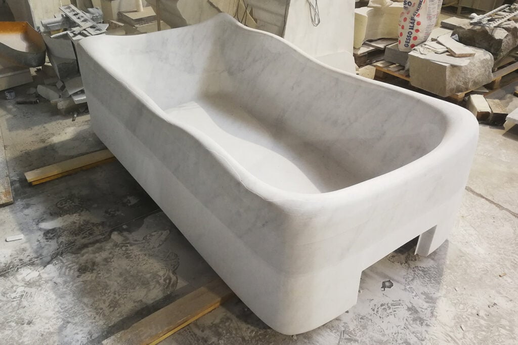 nuvola marble bathtub