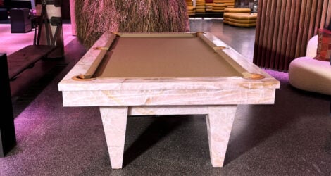 Astor, biliardo in quarzite rosa brasiliana Astor, biliardo in quarzite rosa brasiliana