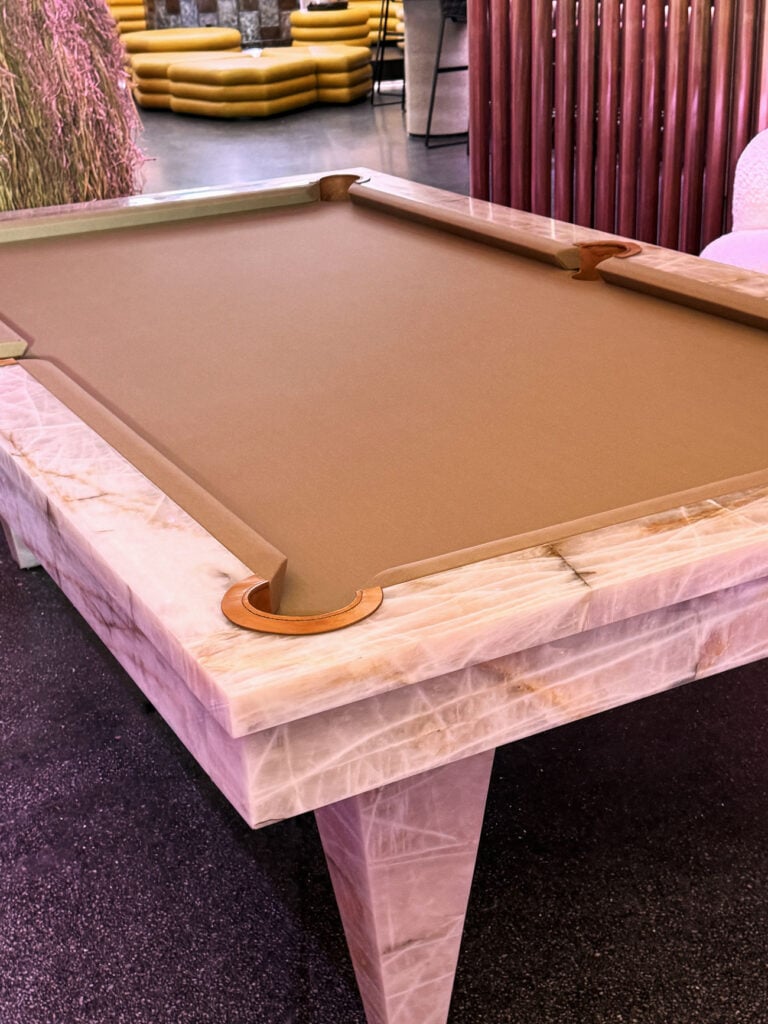 astor brazilian pink quartzite pool table 8