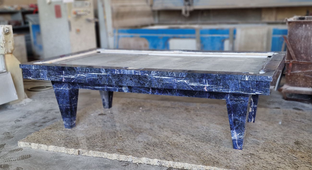 biliardo in marmo blu biliardo in marmo blu