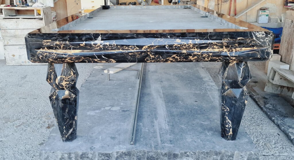 biliardo in nero portoro