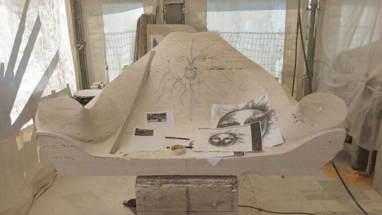 lavorazione fontana travertino barcaccia 7