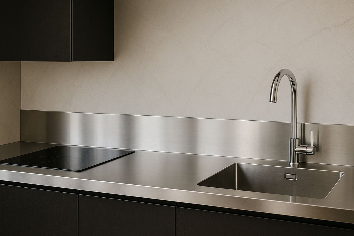 alzate cucina in acciaio inox