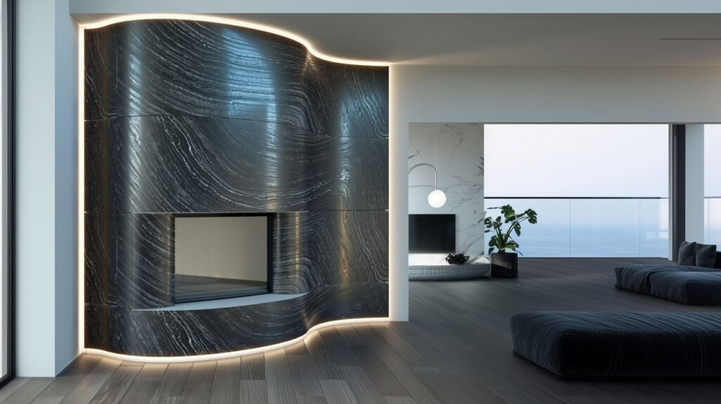 black veined marble fireplace black veined marble fireplace