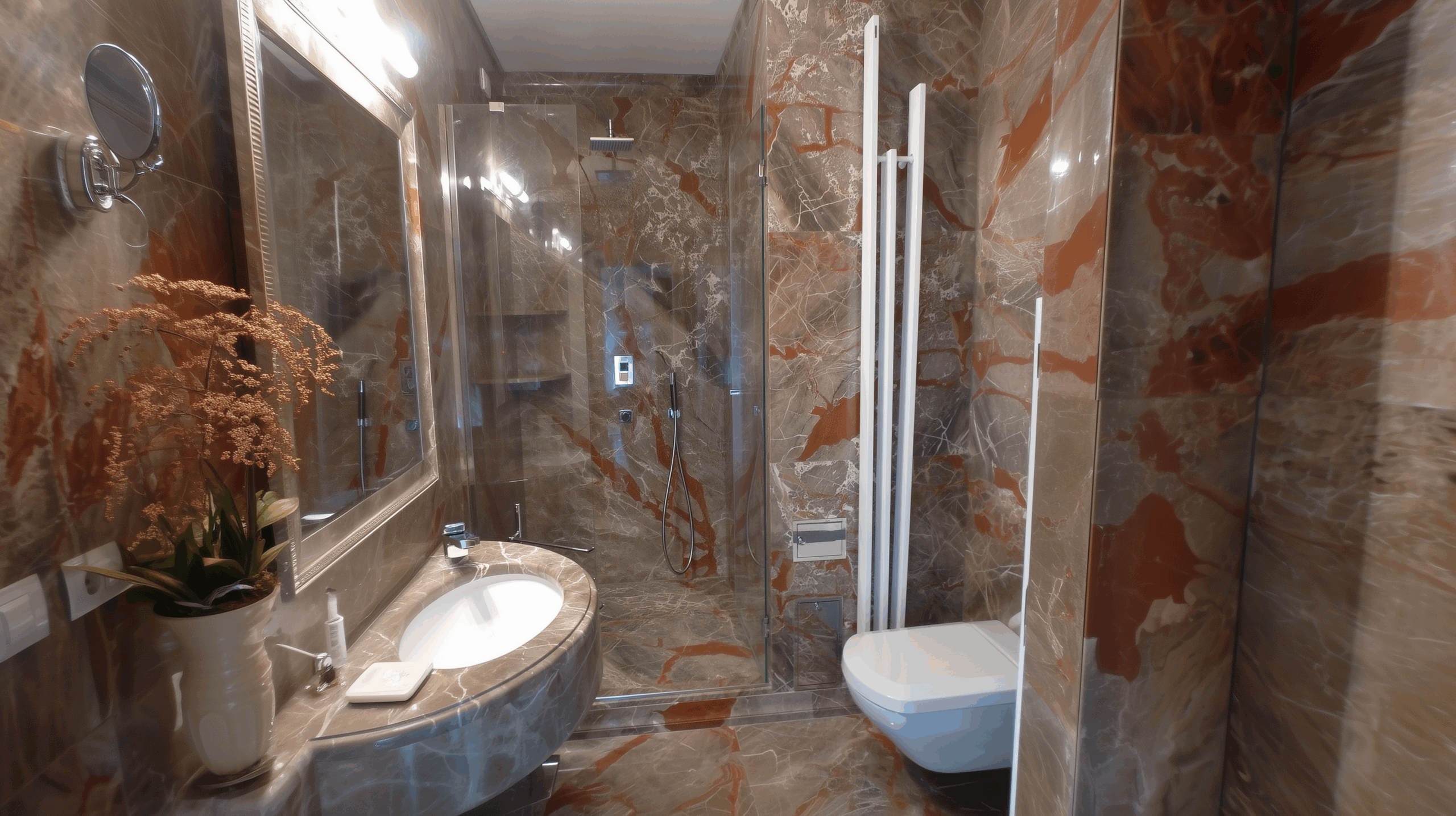 bathroom breccia fiorentina