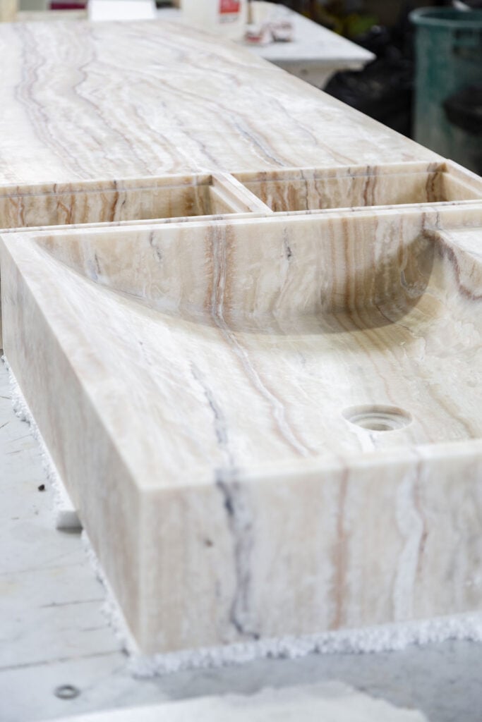 lavabi onice travertino moderni