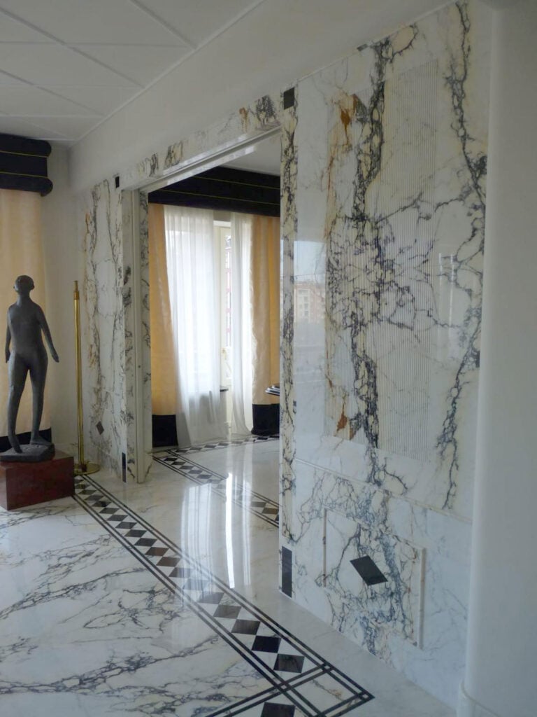 marble white wall