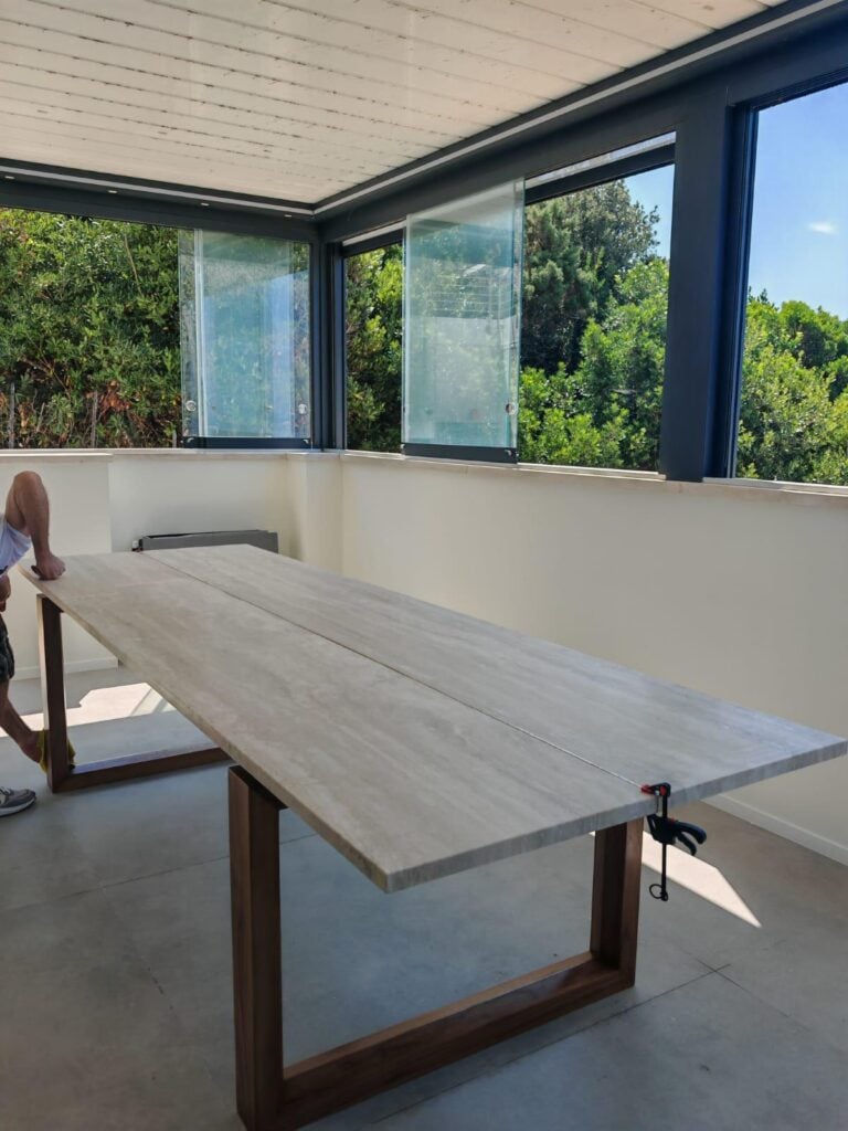 project in travertine